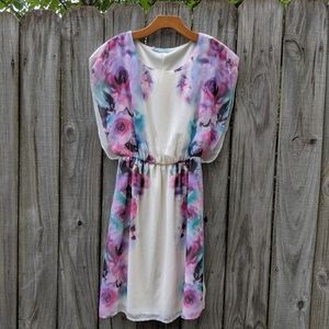 Maurice's Sheer Layered Floral Dress